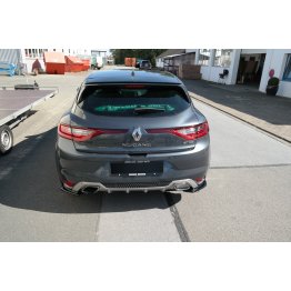 Накладки сплиттеры боковые на задний бампер на Renault Megane IV GT-Line